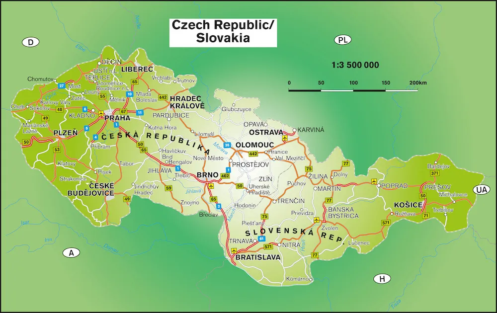 Die Autobahn in der Tschechischen Republik - Infos