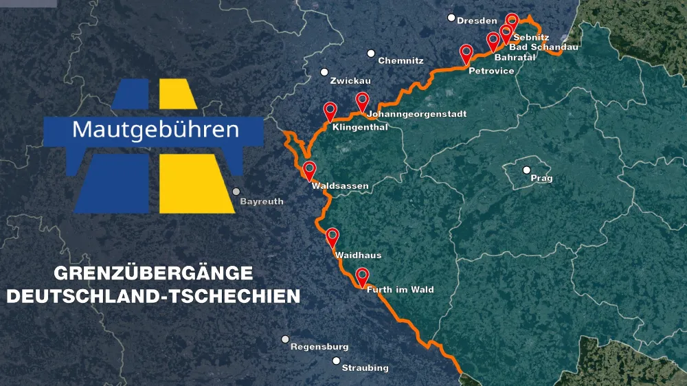 Grenzübergänge Deutschland & Tschechien