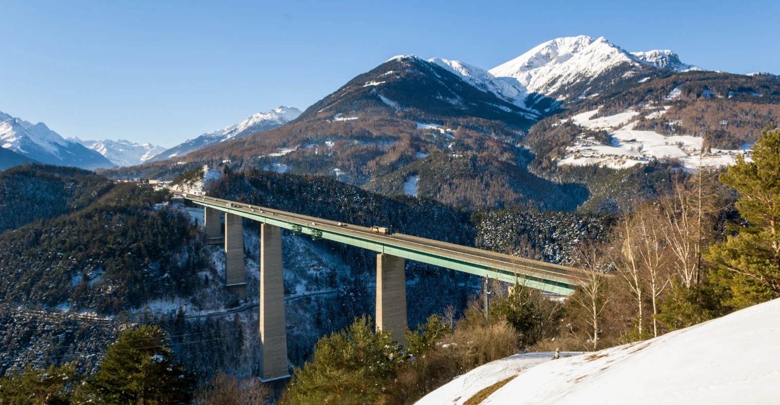 Die Europabrücke: Die wichtigste Verbindung zwischen Nord- und Südeuropa