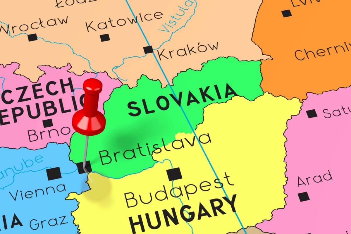 Bratislava ist die Hauptstadt und größte Stadt der Slowakei