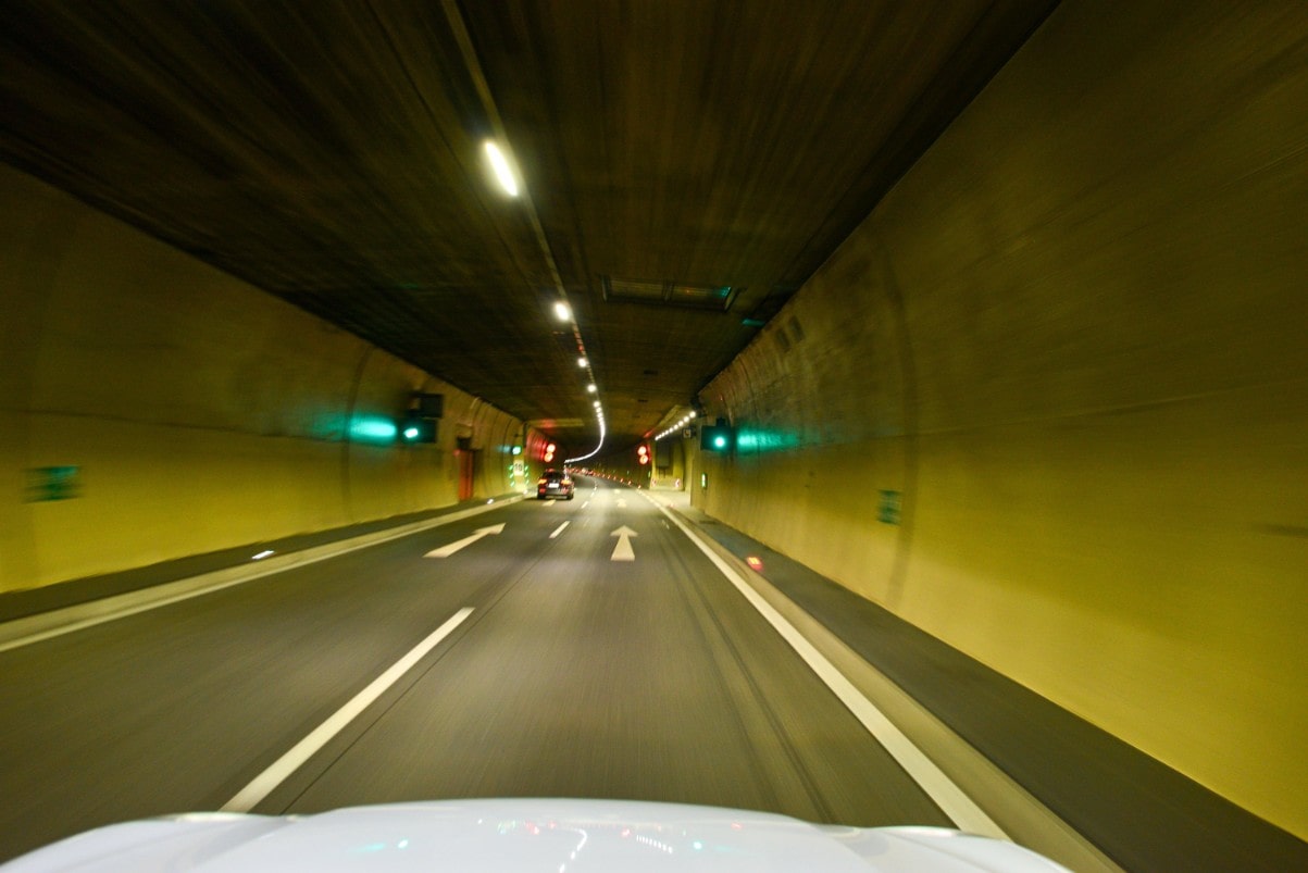Verkehrsaufkommen im Pfändertunnel