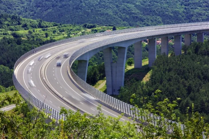 Autobahn in Slowenien