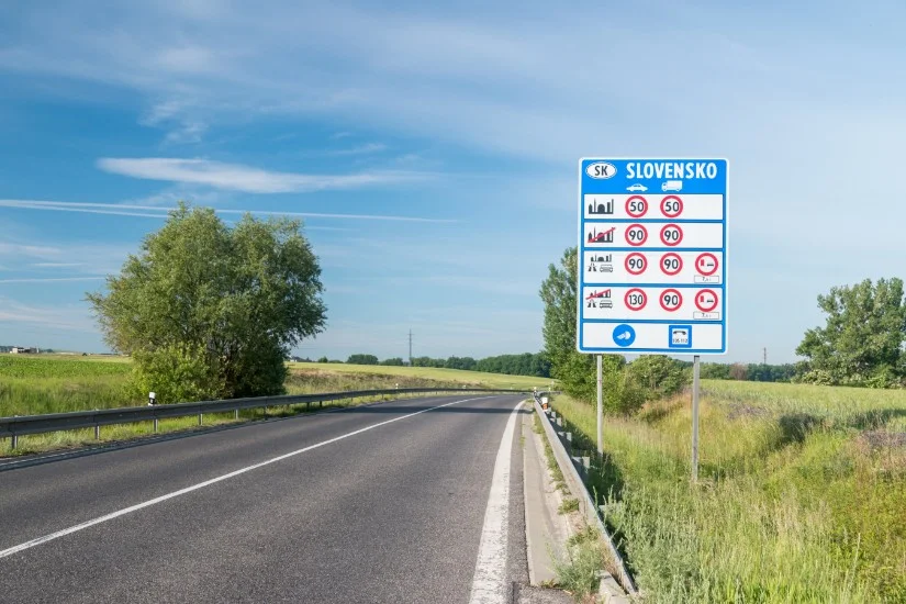 Geschwindigkeitsbegrenzung und Bußgelder in Slowakei