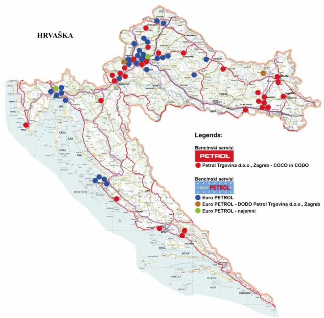Mautstraßen in Kroatien – Karte mit allen Strecken
