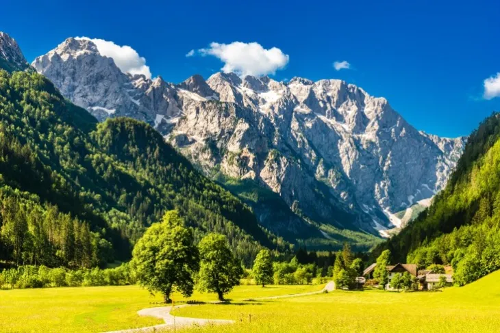Das Logar Tal in Slowenien 