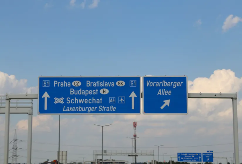 Autobahnen in Budapest