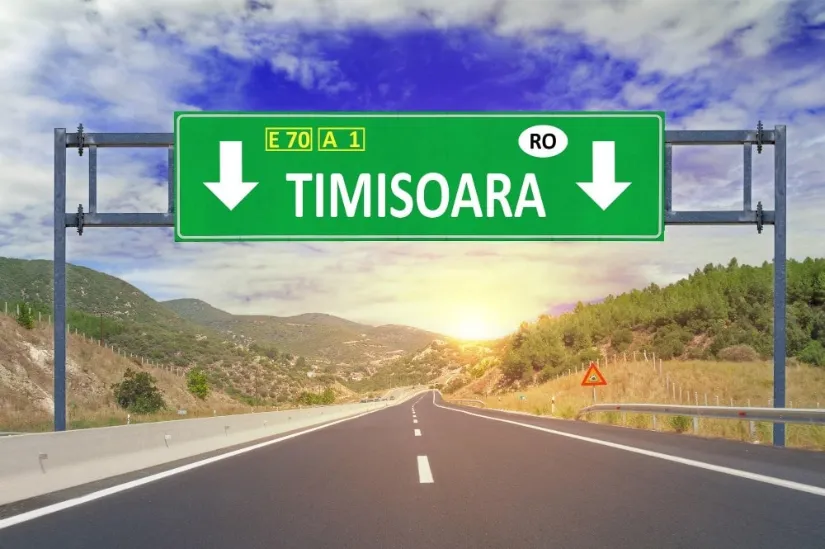 Timisoara - Europa- und Nationalstraßen in Rumänien