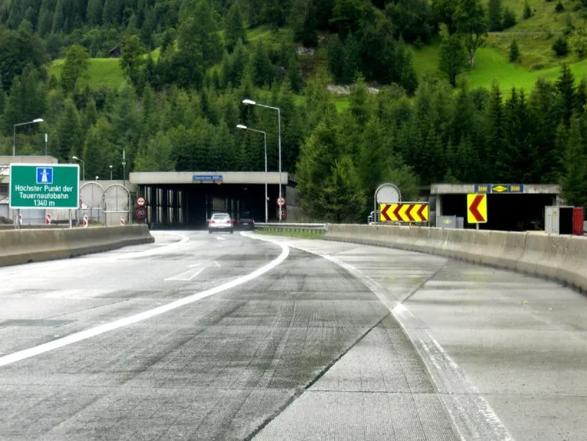 Tauern Tunnel Österreich